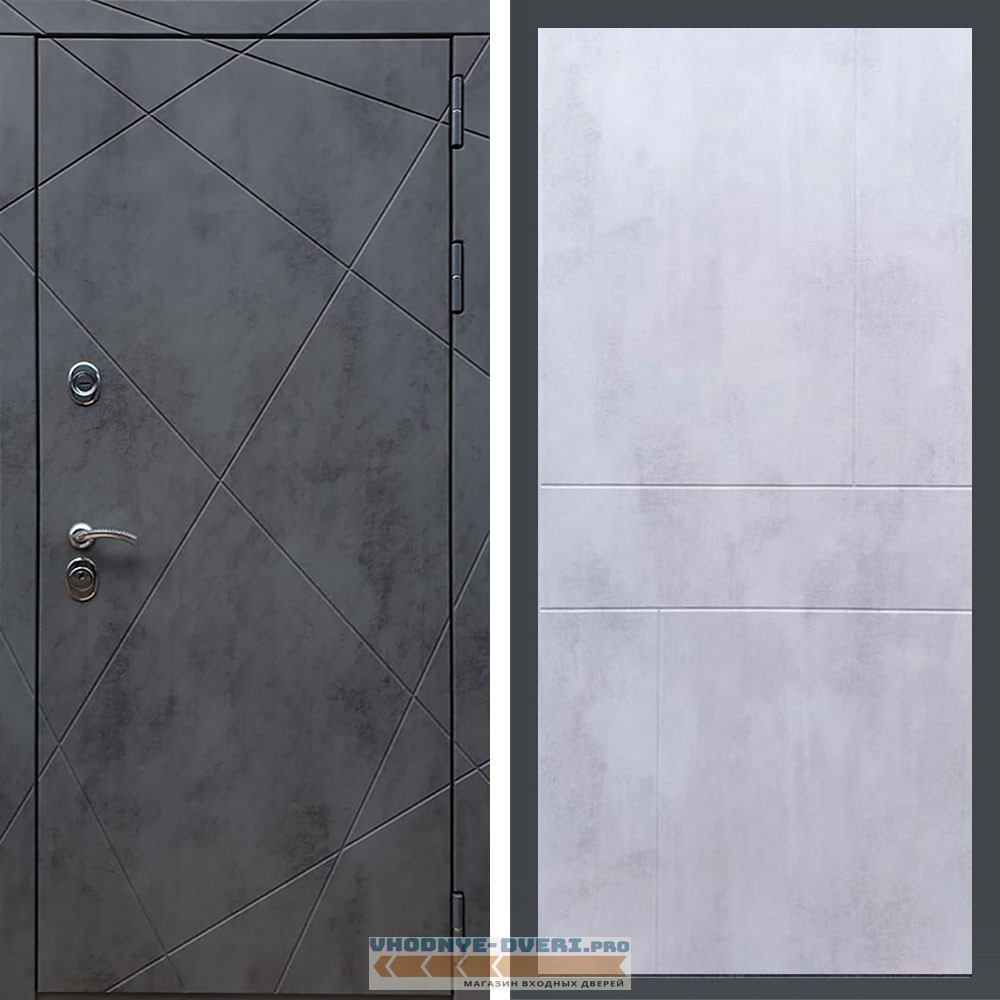 Дверь REX (Рекс) 13 Бетон ФЛ-290 бетон светлый