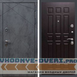 Входная дверь REX (Рекс) 13 Бетон ФЛ-33 венге