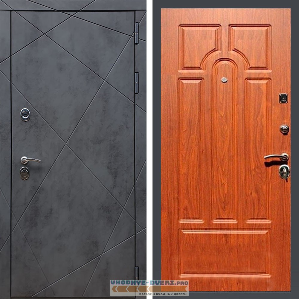 Дверь REX (Рекс) 13 Бетон ФЛ-58 орех