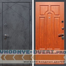 Дверь REX (Рекс) 13 Бетон ФЛ-58 орех