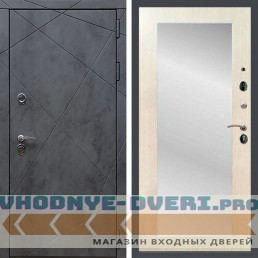 Входная дверь REX (Рекс) 13 Бетон пастораль лиственница беж