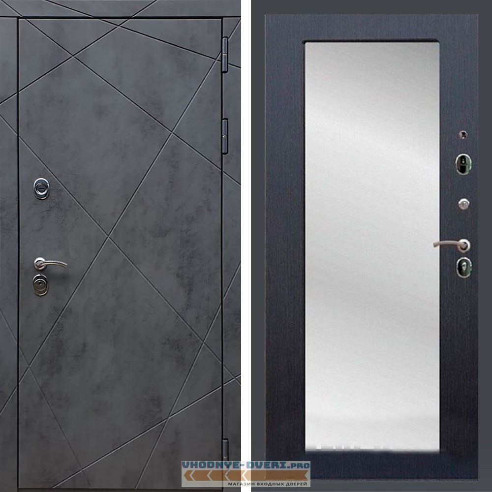 Входная дверь REX (Рекс) 13 Бетон пастораль венге