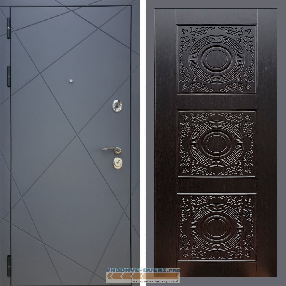 Входная дверь REX (Рекс) 13 Силк Титан д-18 венге