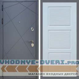 Входная дверь REX (Рекс) 13 Силк Титан ФЛ-1 белый матовый