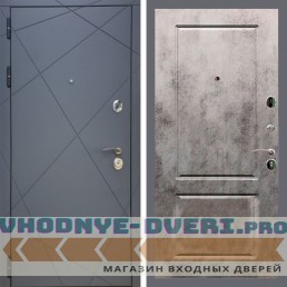 Дверь REX (Рекс) 13 Силк Титан ФЛ-117 бетон темный