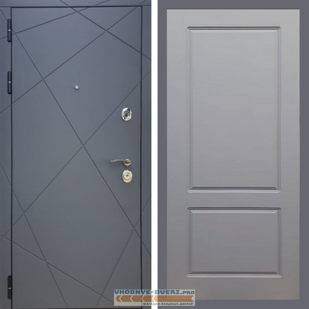 Входная дверь REX (Рекс) 13 Силк Титан ФЛ-117 силк титан