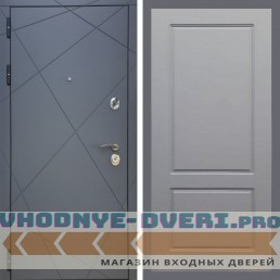 Входная дверь REX (Рекс) 13 Силк Титан ФЛ-117 силк титан