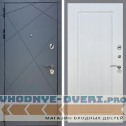 Входная дверь REX (Рекс) 13 Силк Титан ФЛ-119 Лиственница бежевая