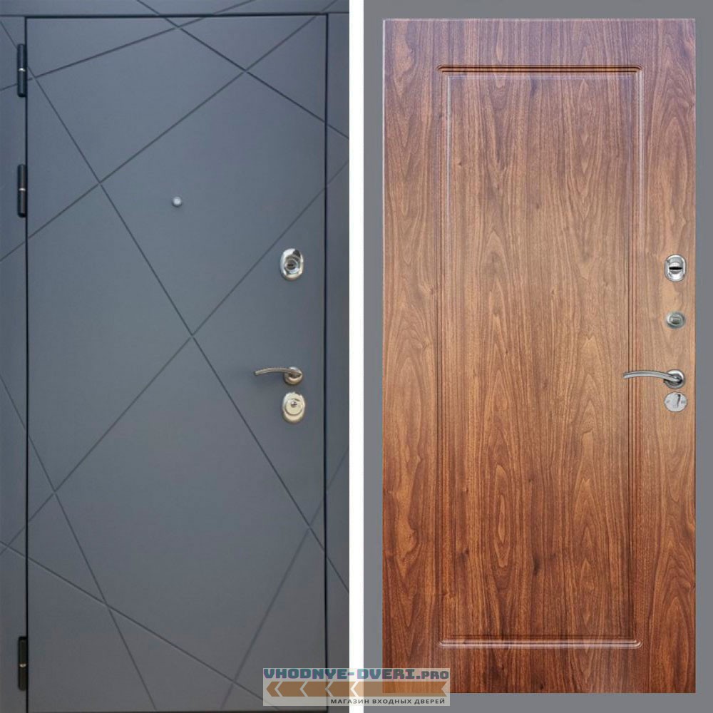 Входная дверь REX (Рекс) 13 Силк Титан ФЛ-119 Мореная береза