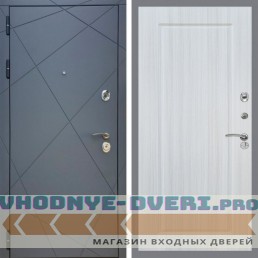 Входная дверь REX (Рекс) 13 Силк Титан ФЛ-119 Сандал светлый