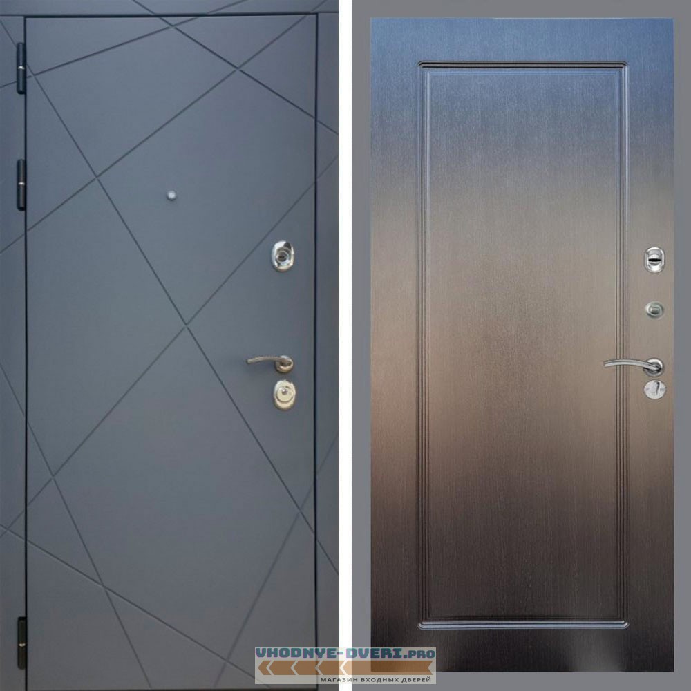 Входная дверь REX (Рекс) 13 Силк Титан ФЛ-119 Венге