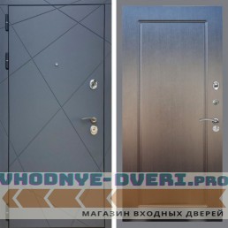 Входная дверь REX (Рекс) 13 Силк Титан ФЛ-119 Венге