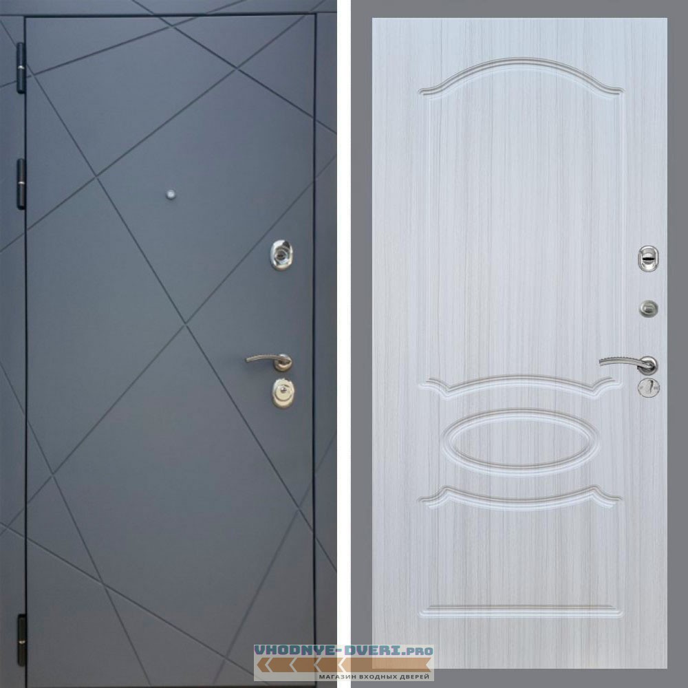 Входная дверь REX (Рекс) 13 Силк Титан ФЛ-128 Сандал светлый