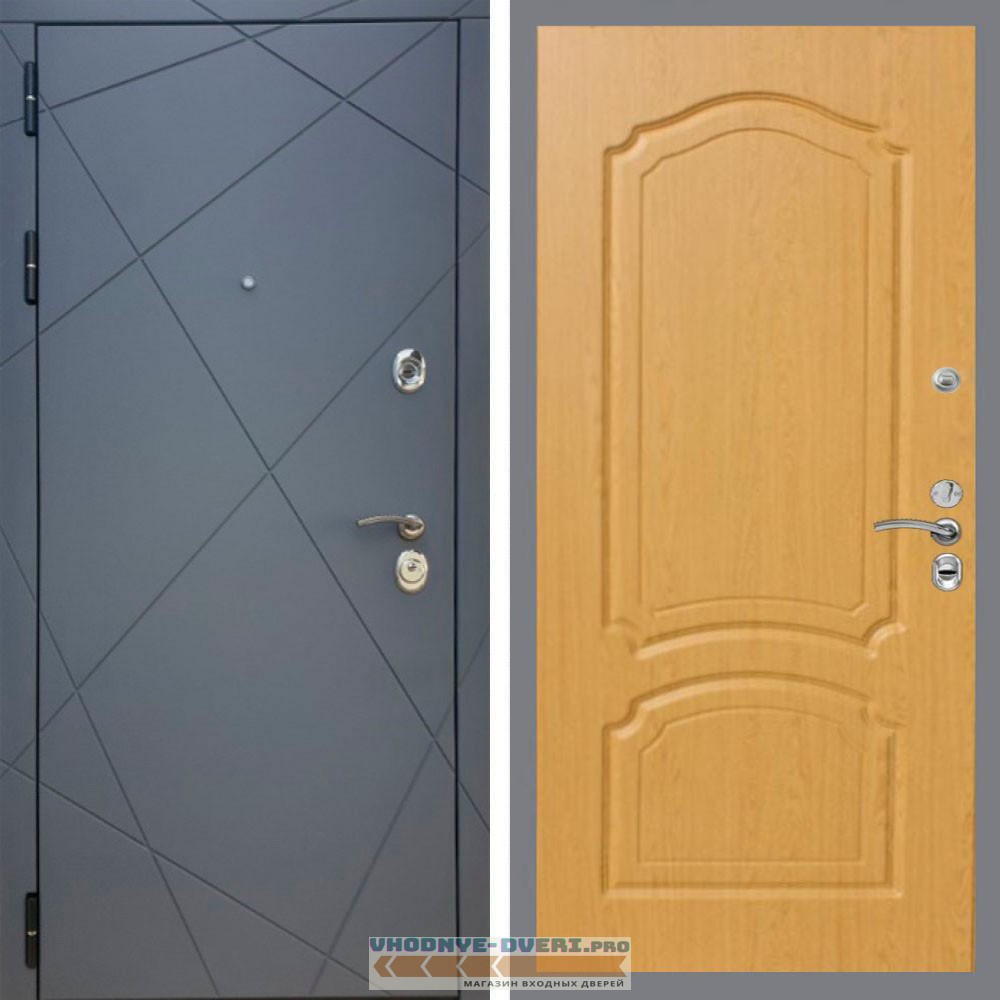 Входная дверь REX (Рекс) 13 Силк Титан ФЛ-140 дуб