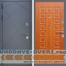 Входная дверь REX (Рекс) 13 Силк Титан ФЛ-183 дуб светлый