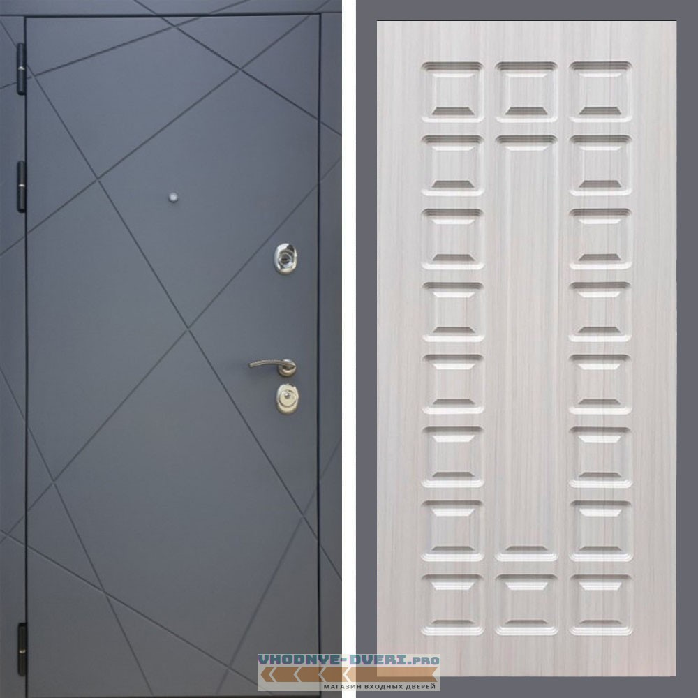 Входная дверь REX (Рекс) 13 Силк Титан ФЛ-183 сандал светлый