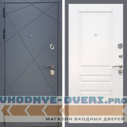 Дверь REX (Рекс) 13 Силк Титан ФЛ-243 белый ясень