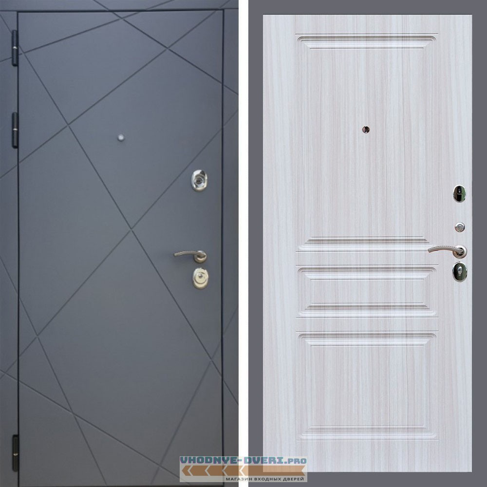 Входная дверь REX (Рекс) 13 Силк Титан ФЛ-243 Сандал светлый