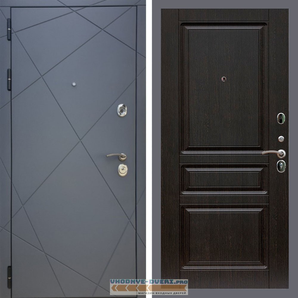 Дверь REX (Рекс) 13 Силк Титан ФЛ-243 венге