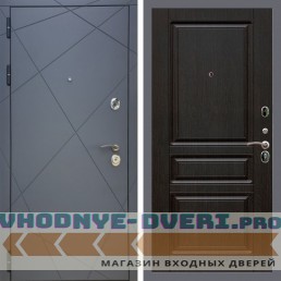 Дверь REX (Рекс) 13 Силк Титан ФЛ-243 венге