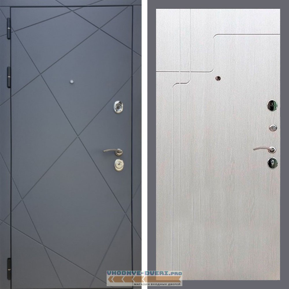 Входная дверь REX (Рекс) 13 Силк Титан ФЛ-246 лиственница беж