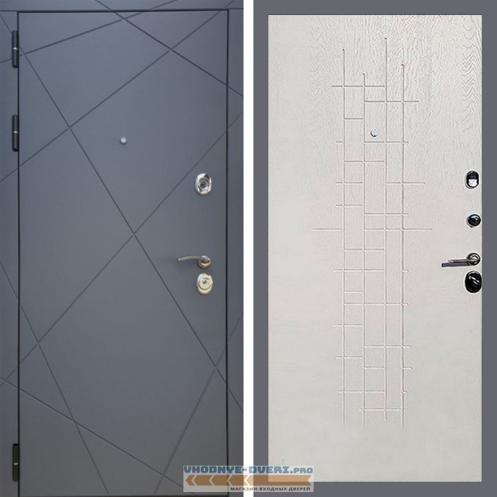 Дверь REX (Рекс) 13 Силк Титан ФЛ-289 Белый ясень