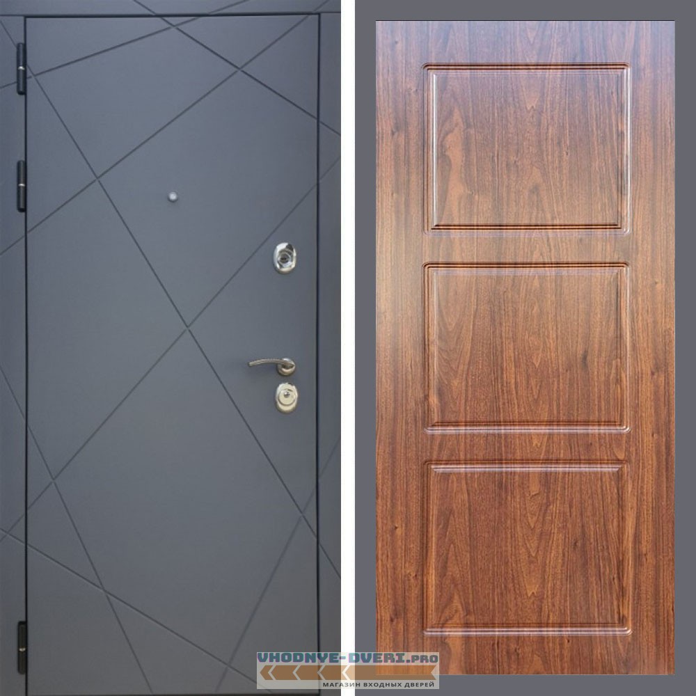 Дверь REX (Рекс) 13 Силк Титан ФЛ-3 мореная берёза