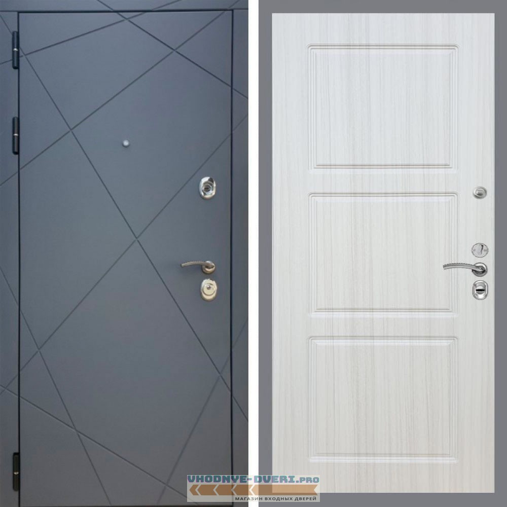 Входная дверь REX (Рекс) 13 Силк Титан ФЛ-3 Сандал светлый