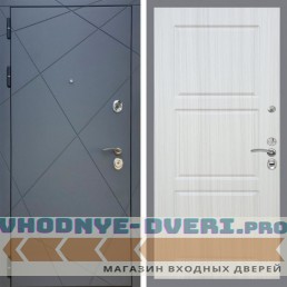 Входная дверь REX (Рекс) 13 Силк Титан ФЛ-3 Сандал светлый