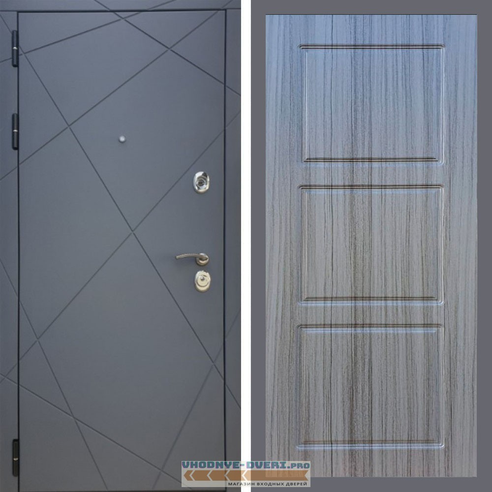 Дверь REX (Рекс) 13 Силк Титан ФЛ-3 сандал серый