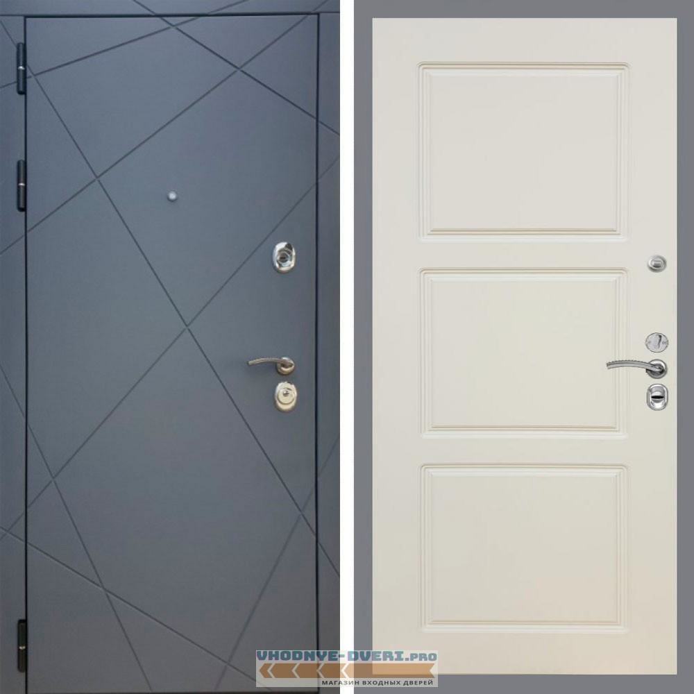 Входная дверь REX (Рекс) 13 Силк Титан ФЛ-3 Шампань