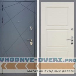 Входная дверь REX (Рекс) 13 Силк Титан ФЛ-3 Шампань