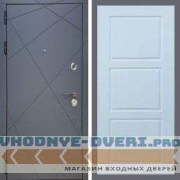 Входная дверь REX (Рекс) 13 Силк Титан ФЛ-3 белый матовый