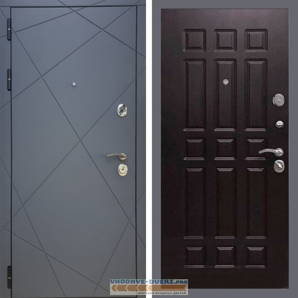 Входная дверь REX (Рекс) 13 Силк Титан ФЛ-33 венге