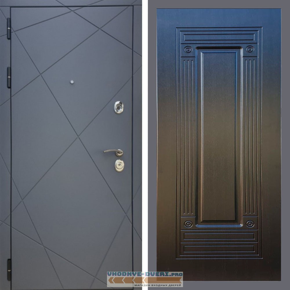 Дверь REX (Рекс) 13 Силк Титан ФЛ-4 венге