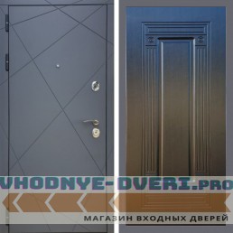 Дверь REX (Рекс) 13 Силк Титан ФЛ-4 венге