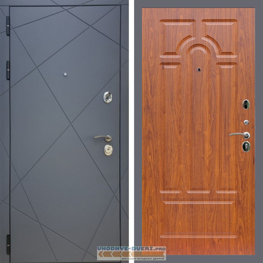 Входная дверь REX (Рекс) 13 Силк Титан ФЛ-58 Мореная береза