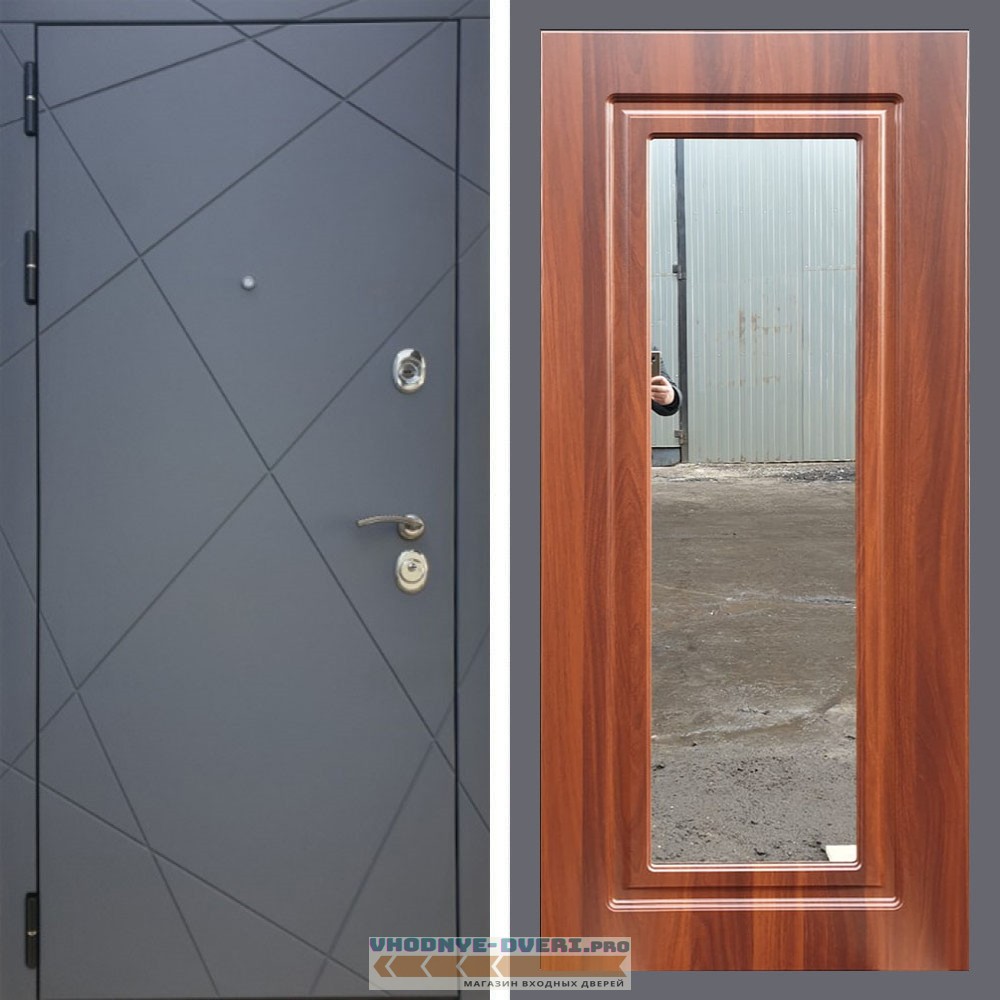 Входная дверь REX (Рекс) 13 Силк Титан ФЛЗ-120 итальянский орех