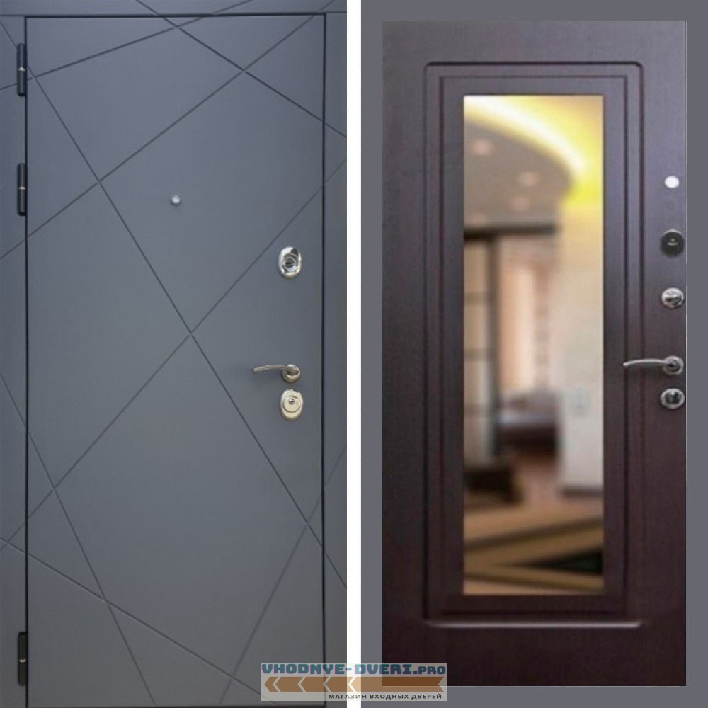 Входная дверь REX (Рекс) 13 Силк Титан ФЛЗ-120 венге