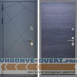 Входная дверь REX (Рекс) 13 Силк Титан Гладкая дуб тангент