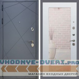 Входная дверь REX (Рекс) 13 Силк Титан пастораль белый матовый