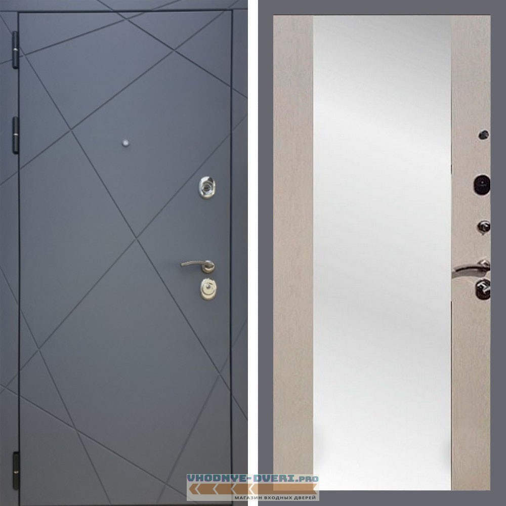 Входная дверь REX (Рекс) 13 Силк Титан сб-16 лиственница бежевая