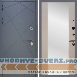 Входная дверь REX (Рекс) 13 Силк Титан сб-16 лиственница бежевая