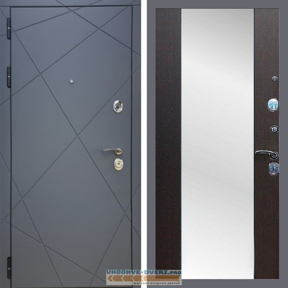 Входная дверь REX (Рекс) 13 Силк Титан сб-16 венге