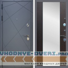 Входная дверь REX (Рекс) 13 Силк Титан сб-16 венге