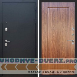 Входная дверь REX (Рекс) 1А Муар Чёрный ФЛ-119 Мореная береза