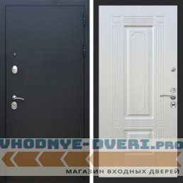 Входная дверь REX (Рекс) 1А Муар Чёрный ФЛ-2 Лиственница