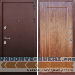 Входная дверь REX (Рекс) 5А Медный антик ФЛ-119 Мореная береза