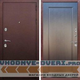 Входная дверь REX (Рекс) 5А Медный антик ФЛ-119 Венге