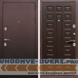 Входная дверь REX (Рекс) 5А Медный антик ФЛ-183 венге